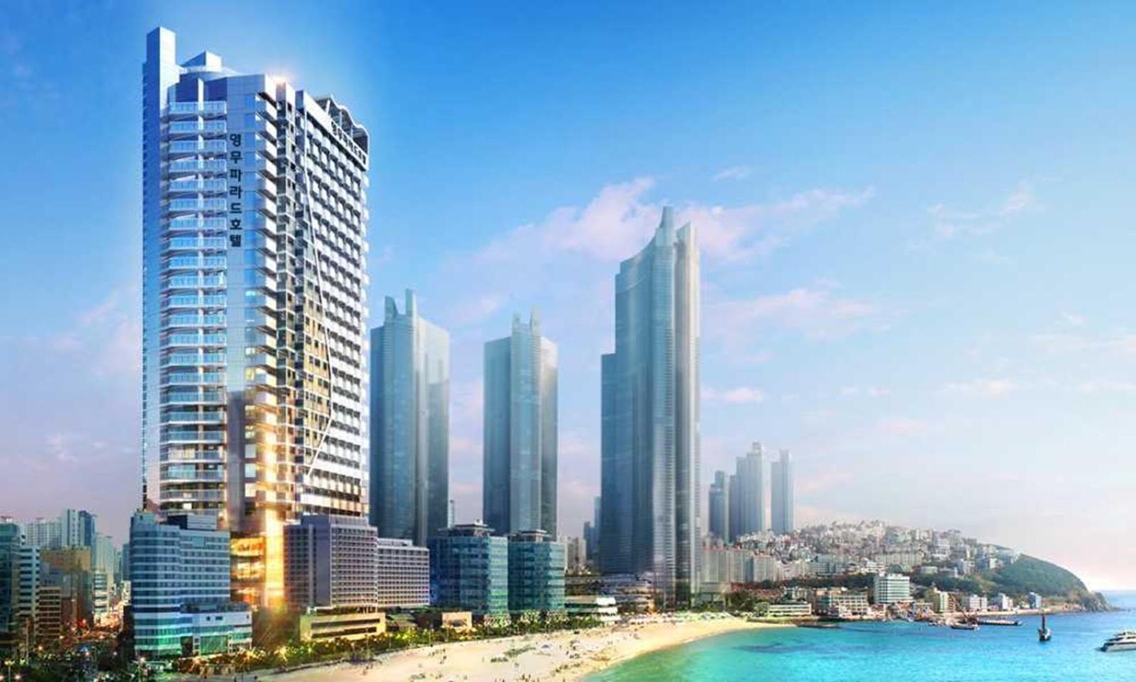 Busan Yeongmu Parade Hotel Haeundae Beach Esterno foto